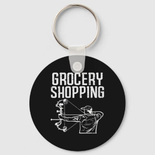 Kruidenierswinkel Bow Hunting Funny Boogschieten B Sleutelhanger