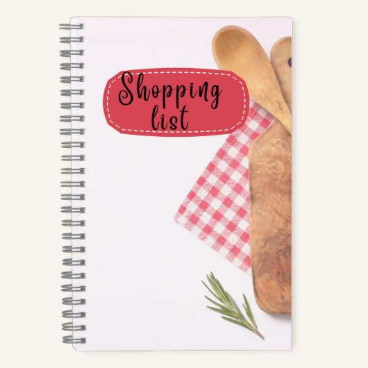 Kruidenierswinkel checklist boek (Voorkant)