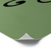kruidenkenner de groene heks poster (Hoek)