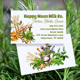 Kruidenkenner Herb Design Visitekaartjes