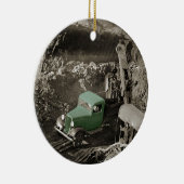 KRUIDENKLEURSTOFCHEVROLET, WERKEND ENGINEER KERAMISCH ORNAMENT (Rechts)