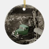 KRUIDENKLEURSTOFCHEVROLET, WERKEND ENGINEER KERAMISCH ORNAMENT (Voorkant)