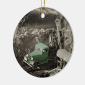 KRUIDENKLEURSTOFCHEVROLET, WERKEND ENGINEER KERAMISCH ORNAMENT (Links)