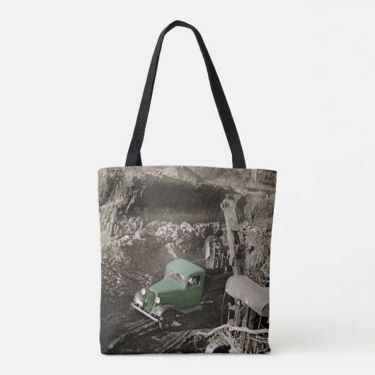 KRUIDENKLEURSTOFCHEVROLET, WERKEND ENGINEER TOTE BAG (Achterkant)