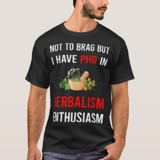 Kruidenleer Kruidenkenner Fyto-enthousiasme Kruide T-shirt