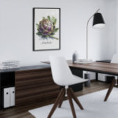 Kruidenleven: Artisjok aanpasbaar Poster