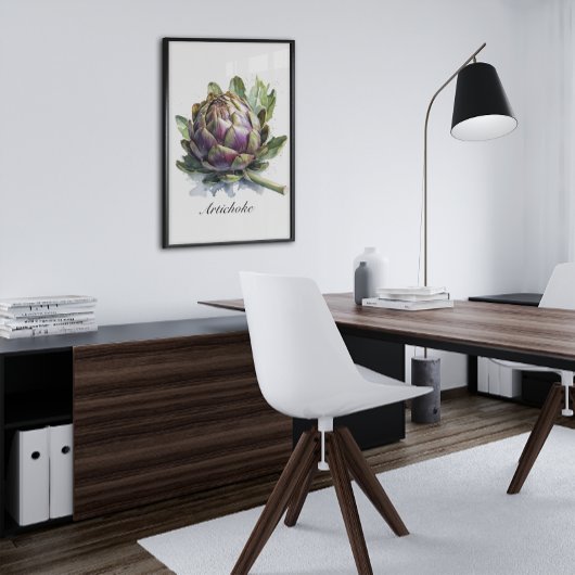 Kruidenleven: Artisjok aanpasbaar Poster