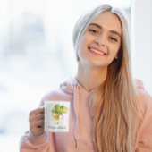 Kruidenleven: Ginkgo Biloba blad aanpasbaar Koffiemok