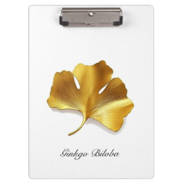 Kruidenleven, Gouden Ginkgo Biloba aanpasbaar Klembord