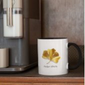 Kruidenleven: Gouden Ginkgo Biloba aanpasbaar Mok