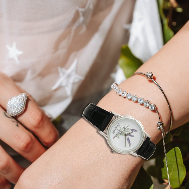 Kruidenleven: Lavendel, aanpasbaar Horloge (Creator heeft geüpload)