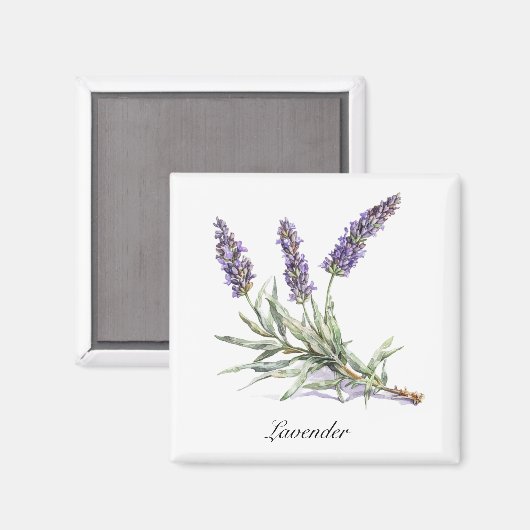 Kruidenleven: Lavendel, aanpasbaar Magneet (Voorkant / Achterkant)