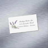 Kruidenleven: Lavendel, aanpasbaar Magnetisch Visitekaartje (Voorbeeld)