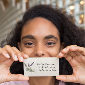 Kruidenleven: Lavendel, aanpasbaar Magnetisch Visitekaartje