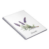Kruidenleven: Lavendel, aanpasbaar Notitieboek (Rechterzijde)
