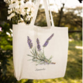 Kruidenleven: Lavendel, aanpasbaar Tote Bag