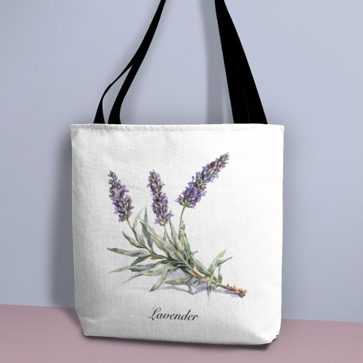 Kruidenleven: Lavendel, aanpasbaar Tote Bag