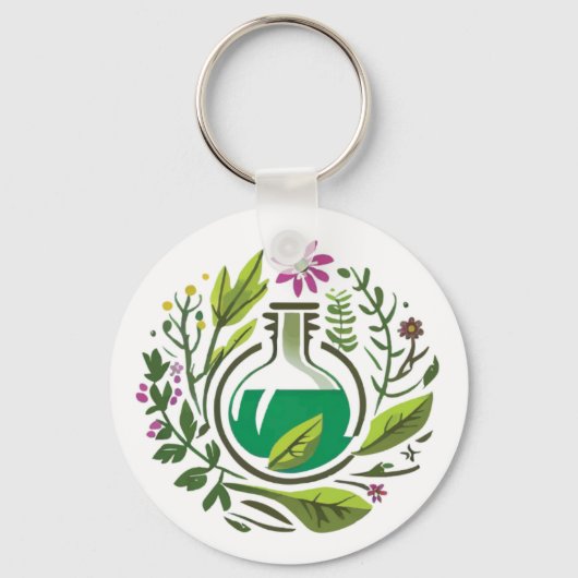 Kruidenmedicijn Sleutelhanger (Voorkant)