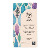 Kruidenmix zakelijke productlabels etiket (Voorkant)