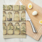  kruidenontwerp theedoek (Quarter Fold)