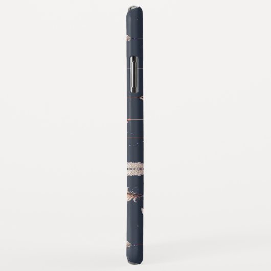 Kruidenpijlen met veren patroon Case-Mate iPhone case (Achterkant/rechts)