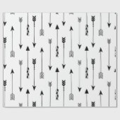 Kruidenpijlen op witte achtergrond. Naadloze besch Cadeaupapier (Vlak)