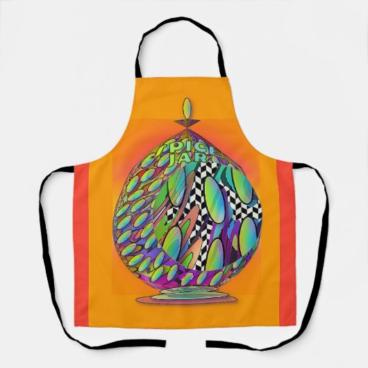 Kruidenpot Chef Keukencadeau Schort (Voorkant)