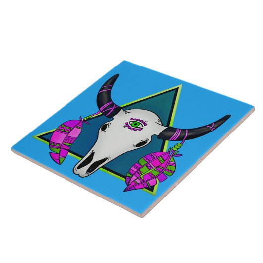 Kruidenschedel Tegeltje (Zijkant)