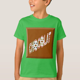 Kruidenshirt met groen klaver CHOCOLAT BONBONS T-shirt