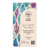 Kruidenthee Blend Product Pouch Labels (Voorkant)