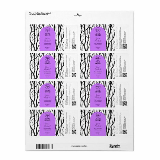 Kruidenthee etiketten (Full Sheet)