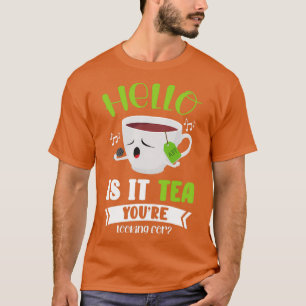 Kruidenthee met thee op zoek naar een tea hoes t-shirt