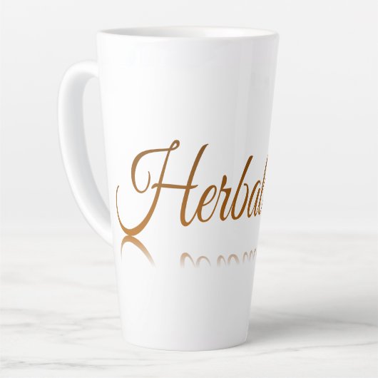 Kruidenthee reflectie latte mok (Linkerhoek)