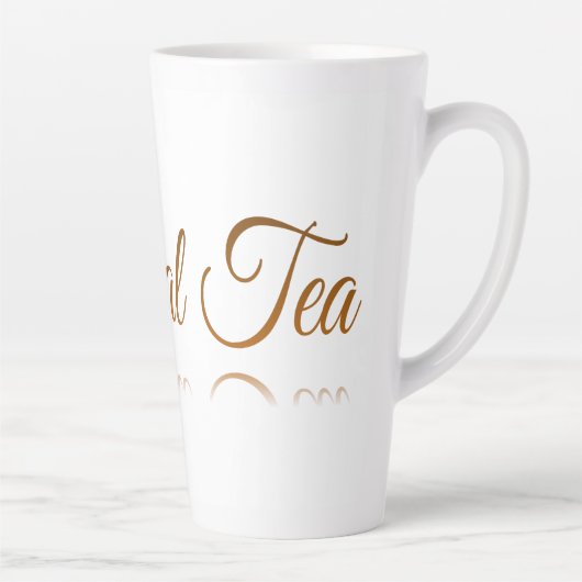 Kruidenthee reflectie latte mok (Rechts)