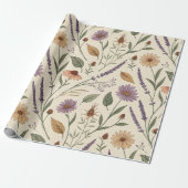 Kruidentuin Apothekers Winkels Vintage Inpakpapier (Uitgerold)