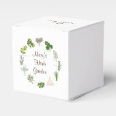 Kruidentuin  bedankdoosjes (Voorkant Zijde)