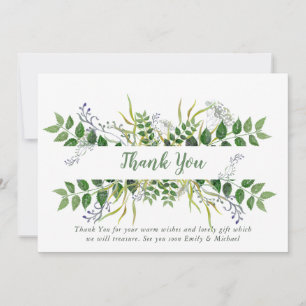 Kruidentuin Dank u kaart - Blauw Groen Botanisch