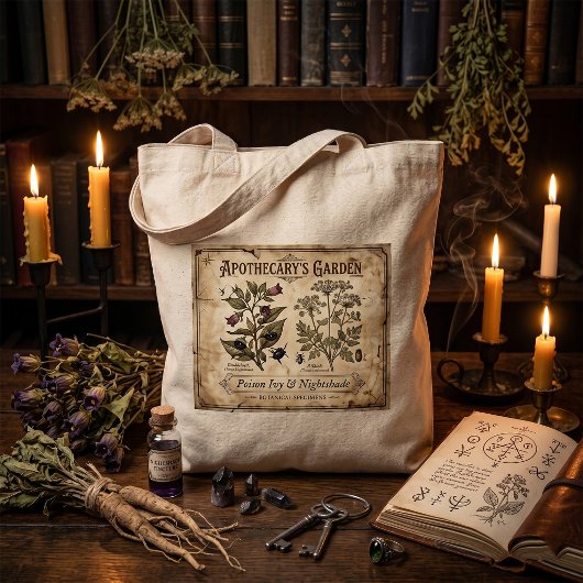 Kruidentuin Giftige Nachtschade Tote Bag