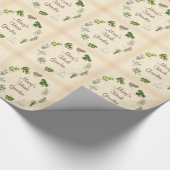 Kruidentuin inpakpapier voor kruidengeschenken (Hoek)