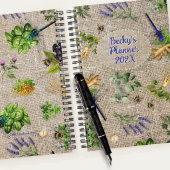 Kruidentuin Patroon Jaar Rond Aangepaste Planner