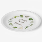 Kruidentuinfeest Papieren Bordje (Gekanteld)