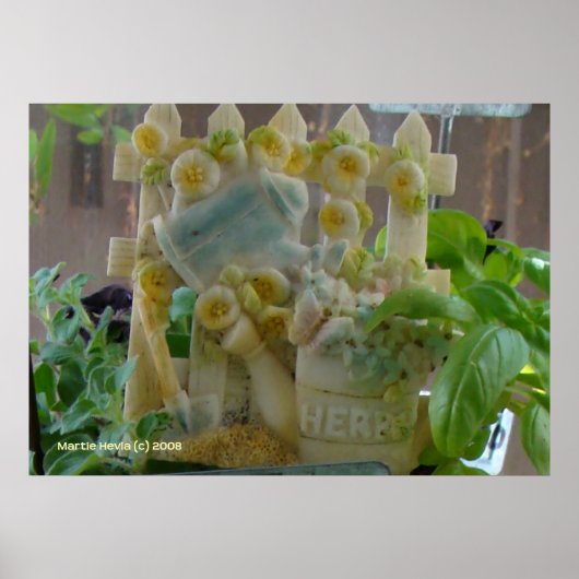 kruidentuinteken poster (Voorkant)