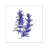 kruidenwitte achtergrond zelfinktende stempel (Design)