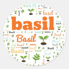 KRUIDENWOORD LABEL - BASIL