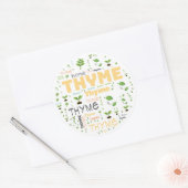 KRUIDENWOORD LABEL TIJM LABEL (Envelop)