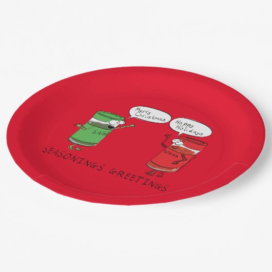 Kruiderijen Groeten Specerijen Papieren Bordje (Gekanteld)