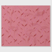 Kruidig Elegant Flamingo Koraal Roze Cadeaupapier (Vlak)