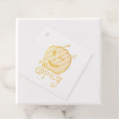 kruidig pompoenkruid bedankjes labels (Met doos)