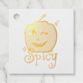 kruidig pompoenkruid bedankjes labels (Voorkant)