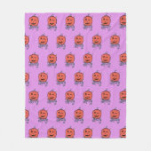 kruidig pompoenkruid fleece deken (Voorkant)